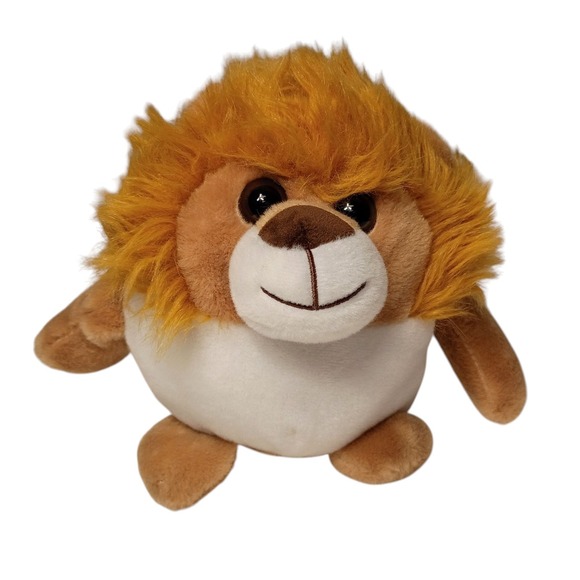Chelsea Teddy Bear Co Round Lion 7 1/2" Plush Stuffed Animal Toy - Picture 2 of 8